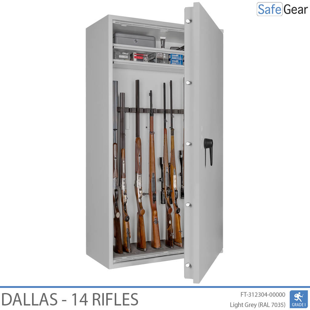 Dallas – Waffenschrank (14 Gewehre) – Einbruchschutz Klasse 1