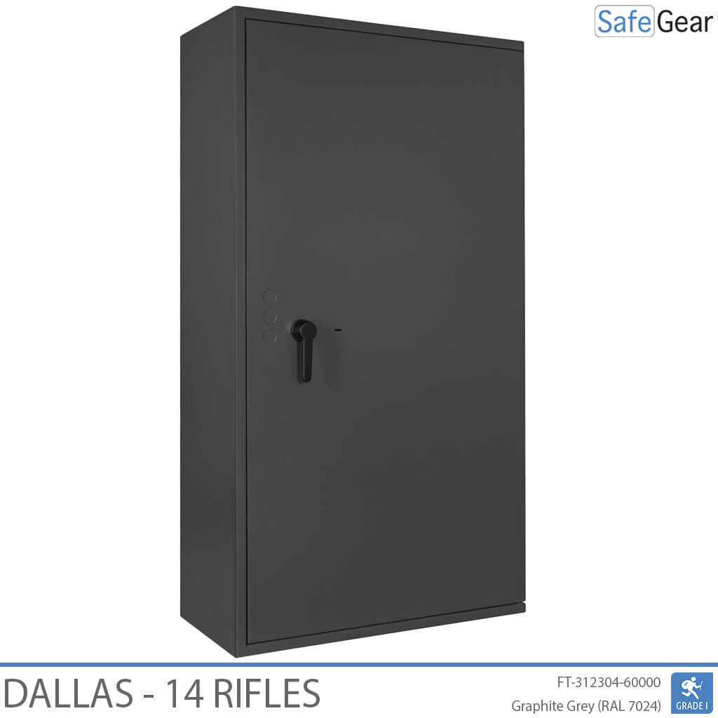 Dallas – Waffenschrank (14 Gewehre) – Einbruchschutz Klasse 1