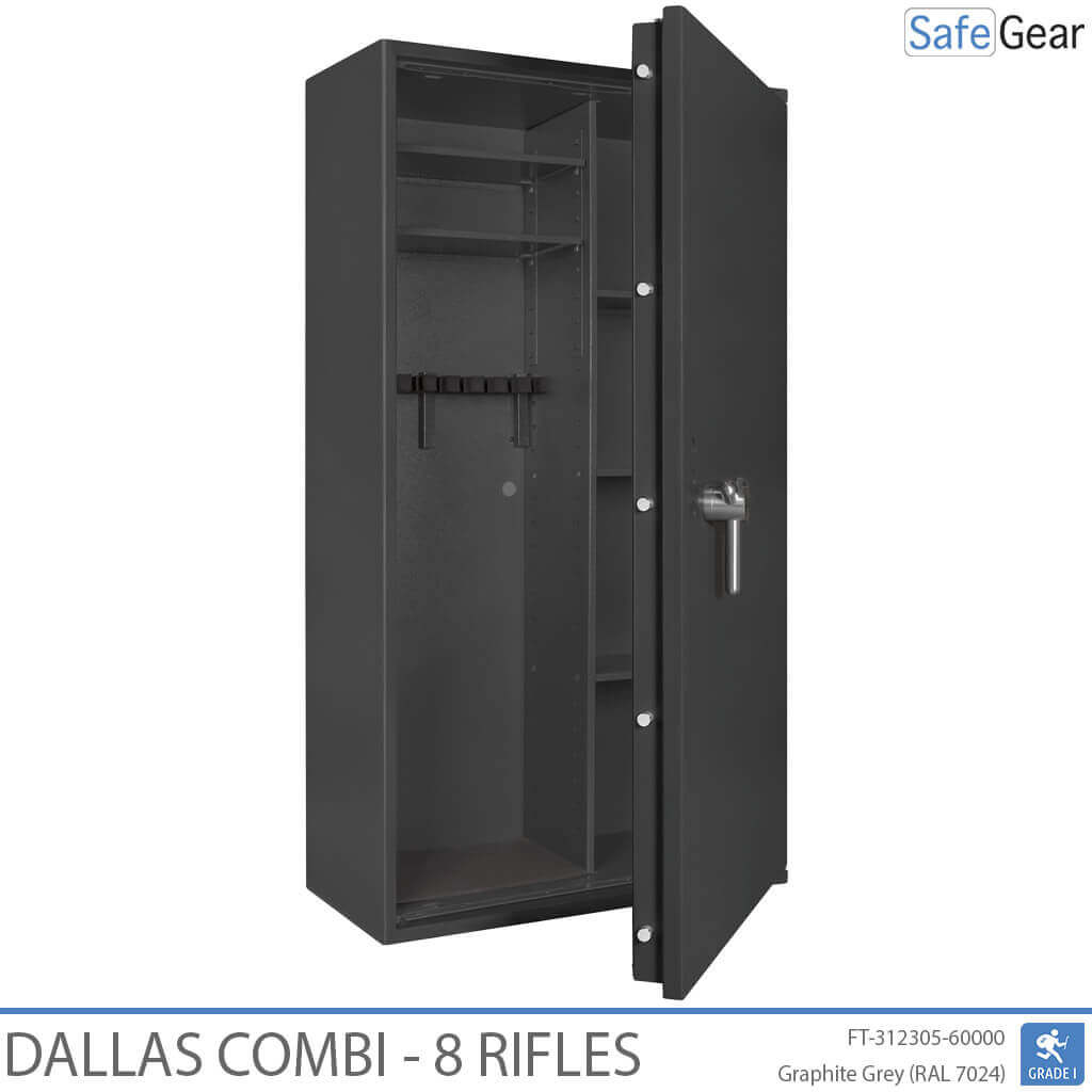 Dallas Combi - Gun Safe (8 Rifles) - Burglary Test Grade 1