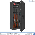 Dallas Combi - Gun Safe (8 Rifles) - Burglary Test Grade 1