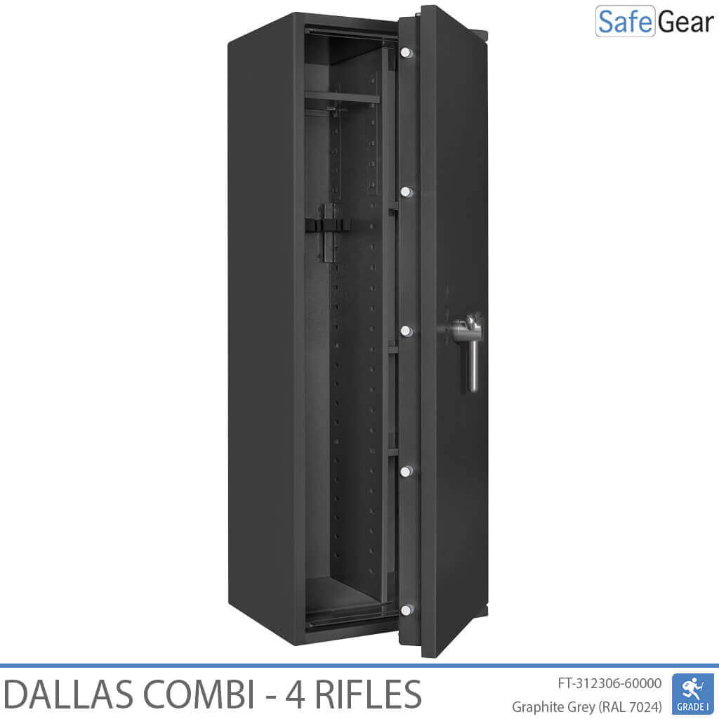 Dallas Combi - Gun Safe (4 Rifles) - Burglary Test Grade 1