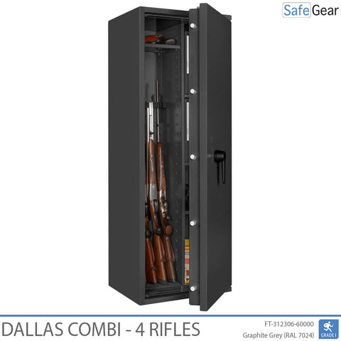 Dallas Combi - Gun Safe (4 Rifles) - Burglary Test Grade 1