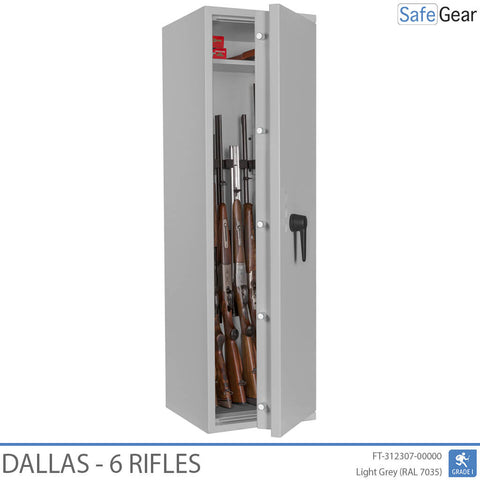 Dallas - Gun Safe (6 Rifles) - Burglary Test Grade 1