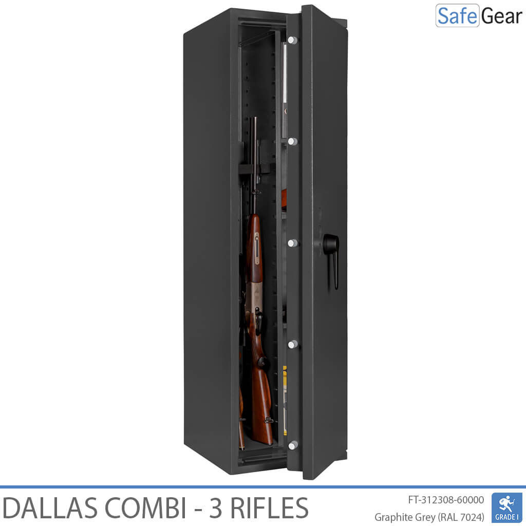 Dallas Combi - Gun Safe (3 Rifles) - Burglary Test Grade 1