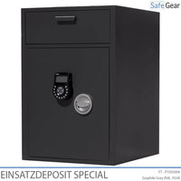 Special deposit with internal safe