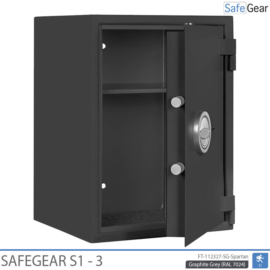 SafeGear SG 3 – Sicherheitstresor (63 Liter) – Einbruchschutzklasse S1