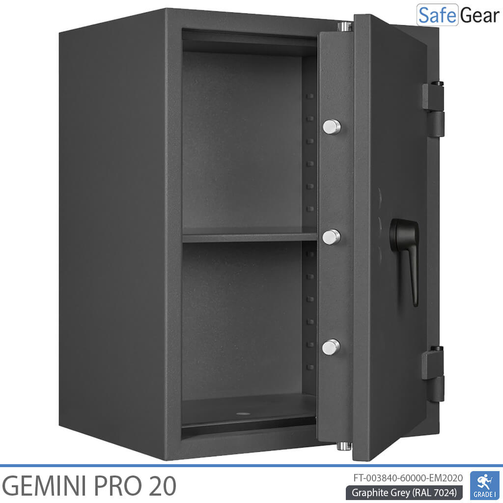 Gemini Pro 20 – Sicherheitstresor (141 Liter) – Einbruchprüfung Klasse 1