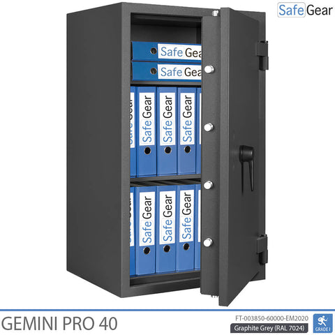 Gemini Pro 40 - Security Safe (180 Liters) - Burglary Test Grade 1