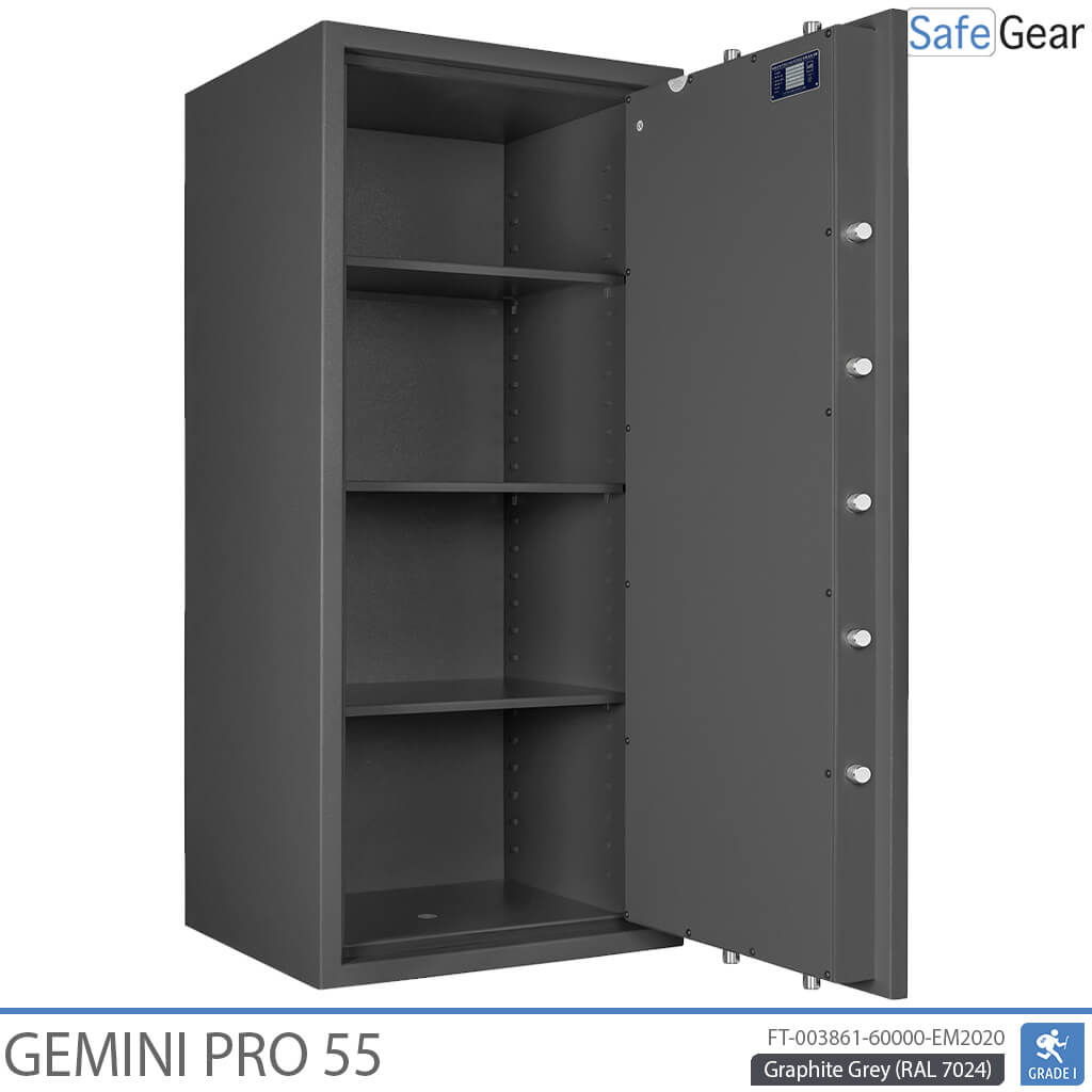 Gemini Pro 55 - Security Safe (293 Liters) - Burglary Test Grade 1
