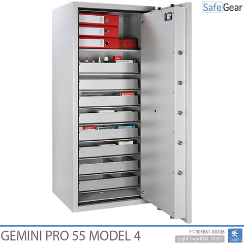 Gemini Pro 55 - Pharmacy Safe (292 Liters) - 7 Drawers - 1 Shelves - Burglary Test Grade 1