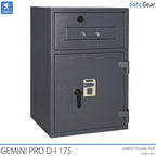 Gemini Pro D-I 250 Deponeringsskab (294 L) - Indbrudstest D-I - Kodelås m. 9 brugerkoder