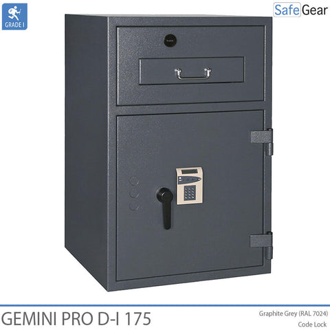 Gemini Pro D-I 175 Deposit Safe (205 L) - Burglary Test D-I - Key Lock