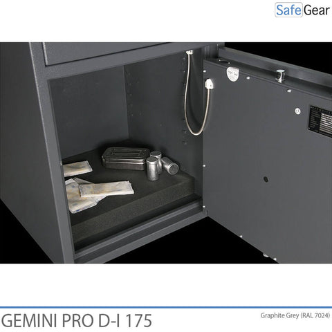 Gemini Pro D-I 175 Deponeringsskab (205 L) - Indbrudstest D-I - Kodelås m. 9 brugerkoder