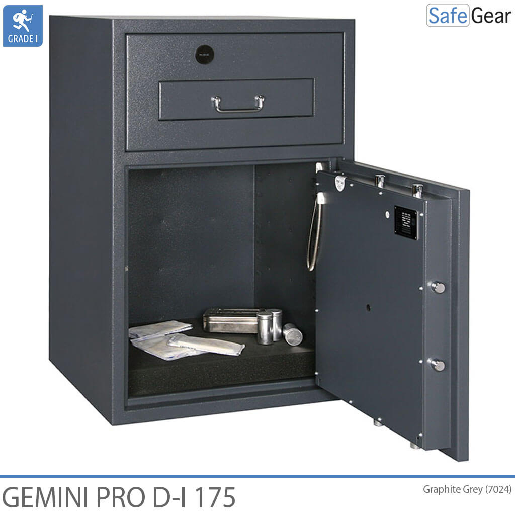 Gemini Pro D-I 340 Deposit Safe (384 L) - Burglary Test D-I - Key Lock