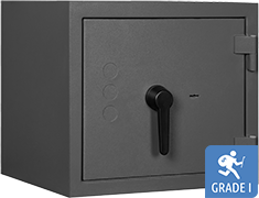 Gemini Pro 1 Safe (45 L) - Burglary Test Grade I - Key Lock - Graphite Grey