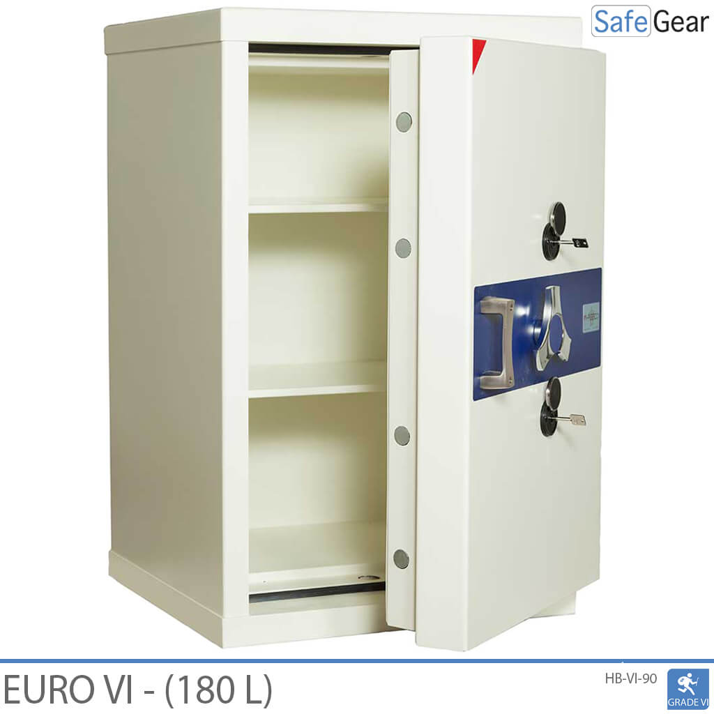 Euro VI High Security Floor Safe. House Safe to deposit valuables, cash and jewelry. Burglary tested in Grade 6 EN1143-1.