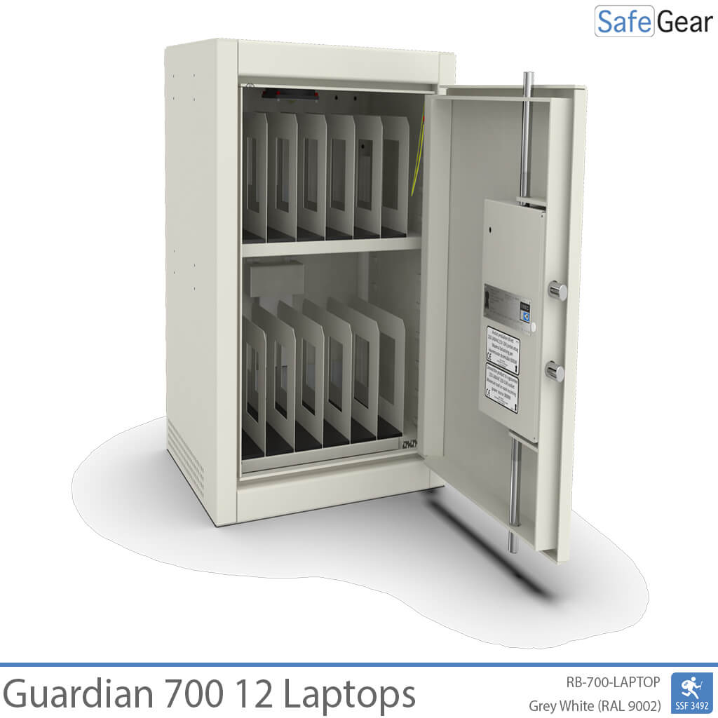 Guardian 700 – 12 Laptops mit Ladefunktion – Einbruchprüfung SSF 3492