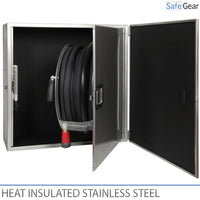 Feuerhydrantenschrank mit Isolierung und Heizung - 790x790x365 mm