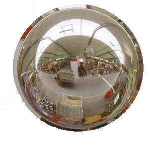 Hel 360° spejlkuppel / sikkerhedsspejl 80 cm