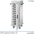 LFW Laptop Trolley - 10 Laptops with Charging