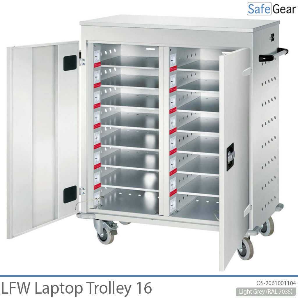 LFW Laptop Trolley - 16 Laptops with Charging