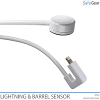Apple Lightning charger & Alarm Sensor - White