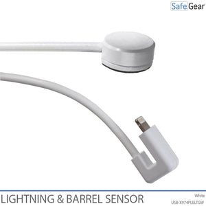 Apple Lightning charger & Alarm Sensor - White