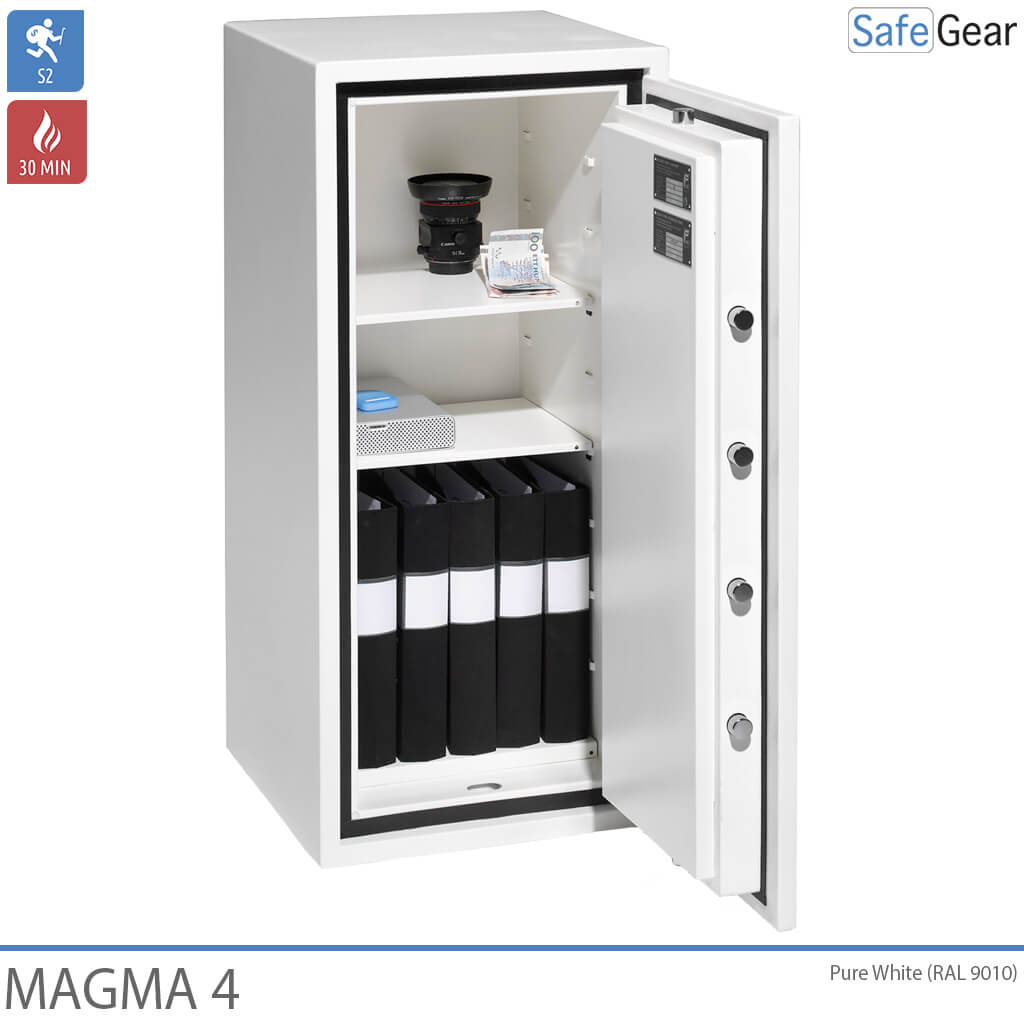 Magma 4 - Document Safe / Valuable Safe - Grade S2 & FIreproof 30 minutes - Key Lock
