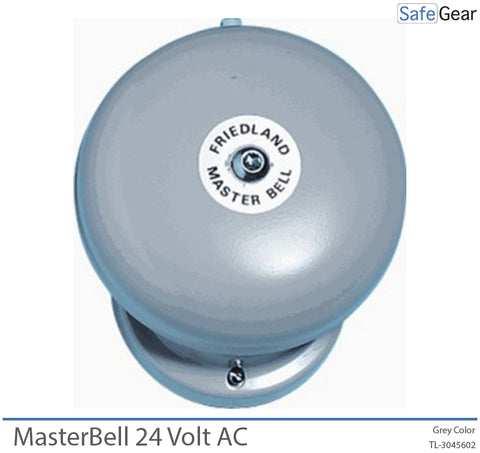 Masterbell industriklokke 56-012 - Med grå skål