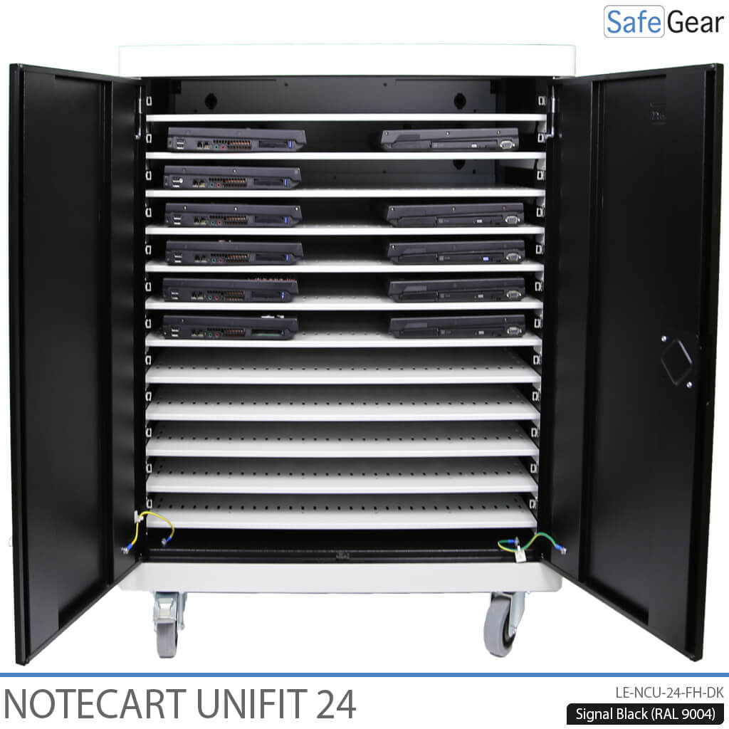 Notecart Unifit – 24 Laptops mit Ladefunktion