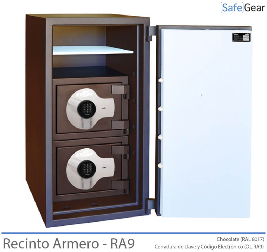 Ollé Recinto Armero - RA9 - Grado III - Combinación Llave y Electrónica - Abierta
