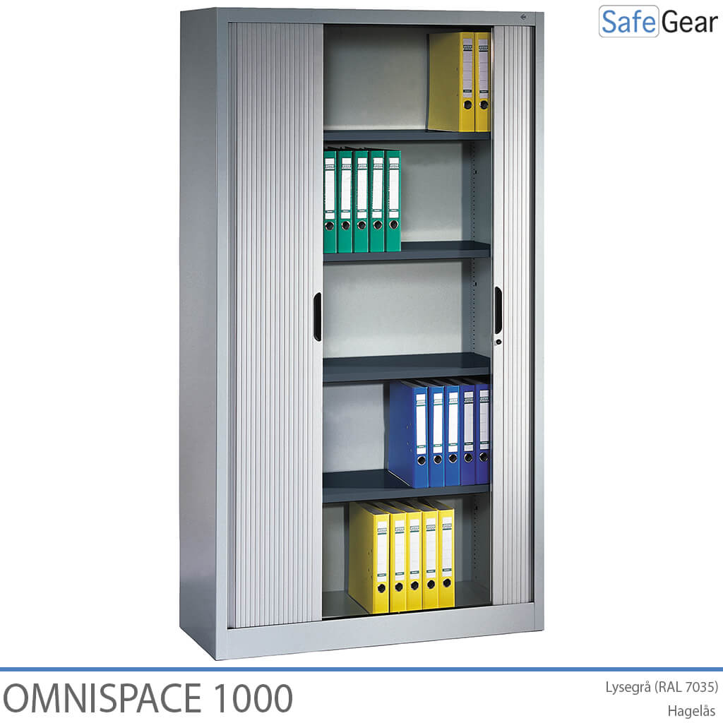 Omnispace med Jalousidøre Stålskab