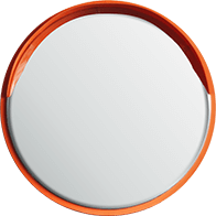 Outdoor Mirror -  Stainless Steel - Round - 32 cm