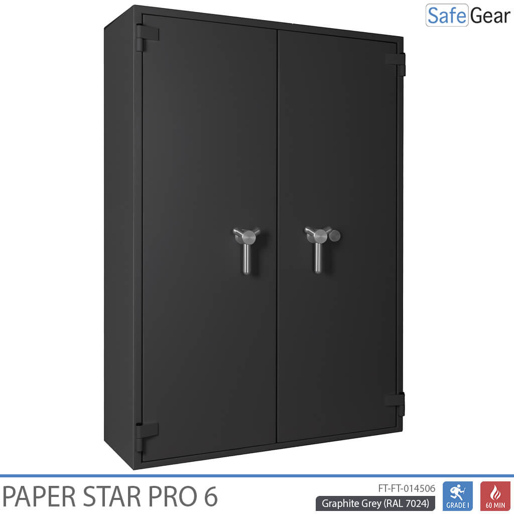 Paper Star Pro 6  (70 Ringbind) - Indbrudstest Grade 1 / Brandtest 60 minuter