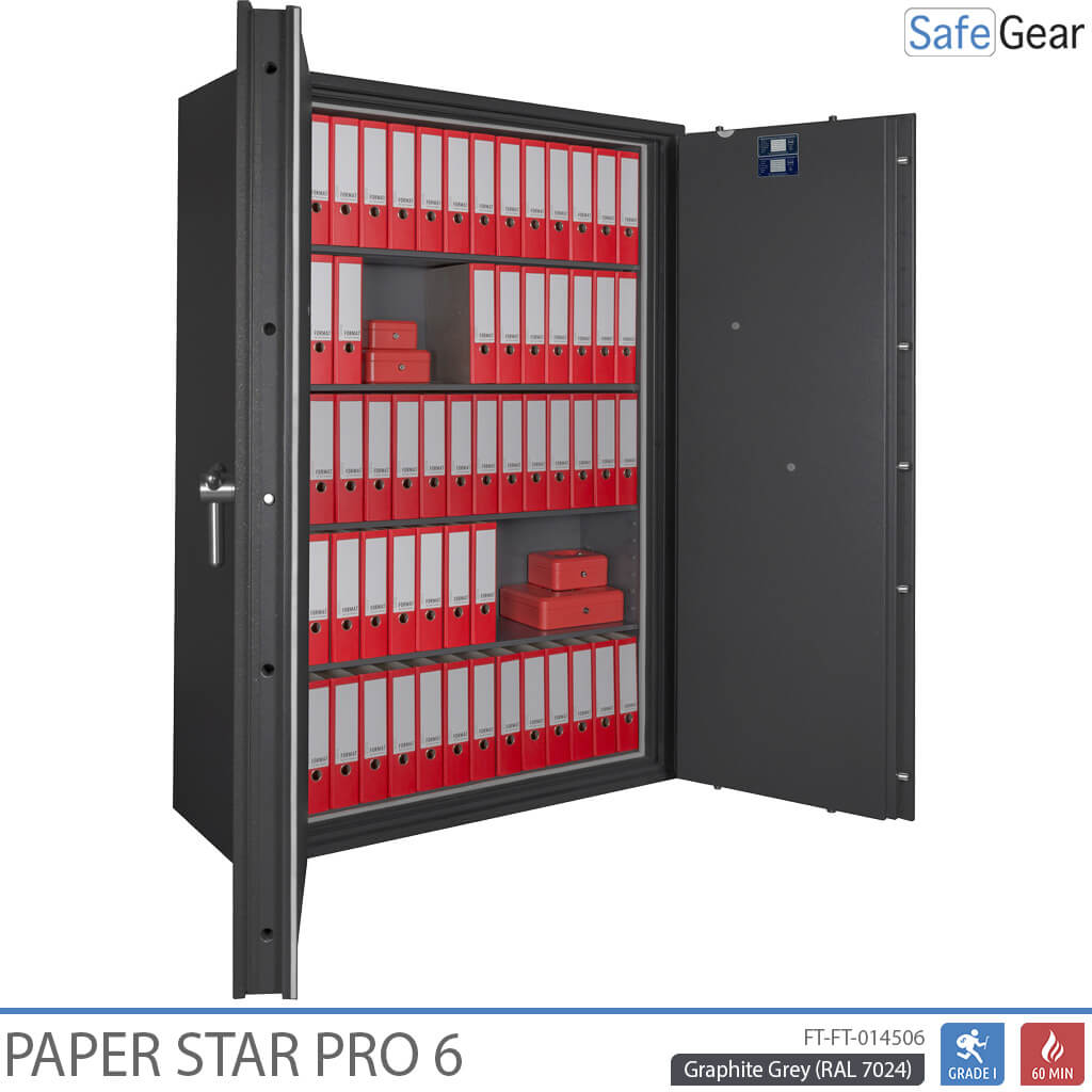 Paper Star Pro 6  (70 Ringbind) - Indbrudstest Grade 1 / Brandtest 60 minuter