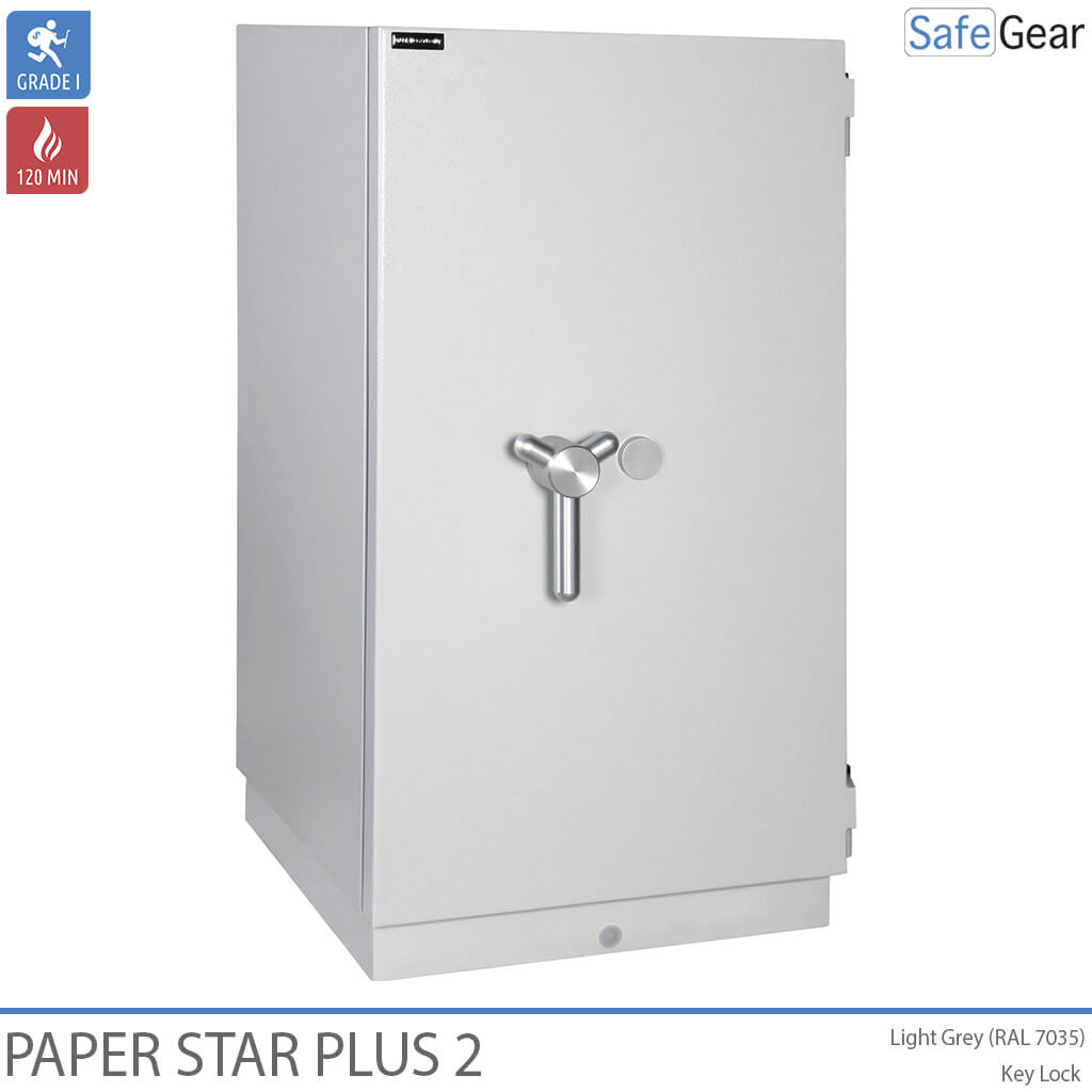 Paper Star Plus 1 Brandschrank (115 L) - Einbruchschutz Klasse I / Brandschutzprüfung 120 min