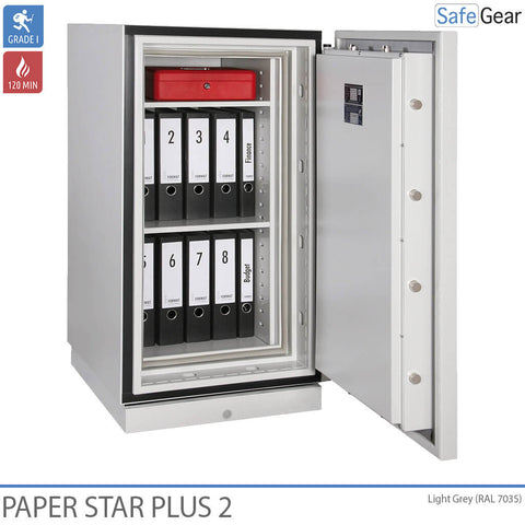 Paper Star Plus 2 Fire Cabinet (141 L) - Burglary Test Grade I / Fire Test 120 min