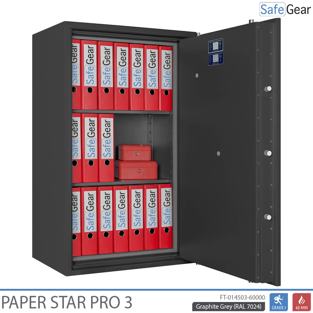 Paper Star Pro 3  (21 Ringbind) - Indbrudstest Grade 1 / Brandtest 60 minuter