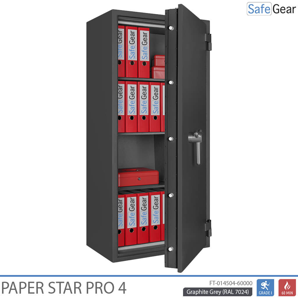 Paper Star Pro 4  (28 Ringbind) - Indbrudstest Grade 1 / Brandtest 60 minuter