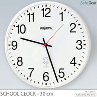 Analog School Clock - Indoor - Round - 30 cm