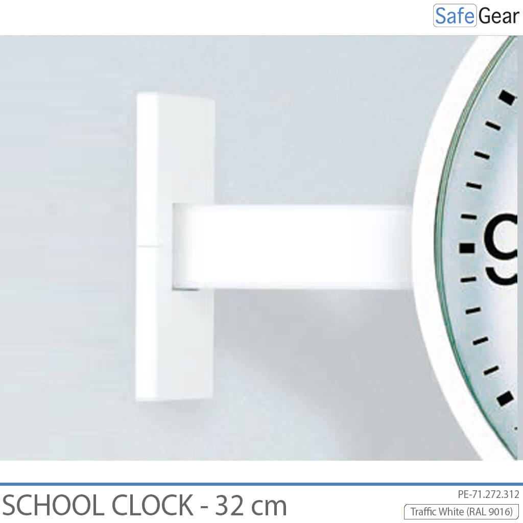 Analoge Schuluhr – Innenbereich – Rund – 32 cm