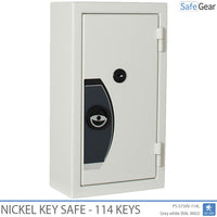 Nickel Key Safe - 114 keys - Key Lock
