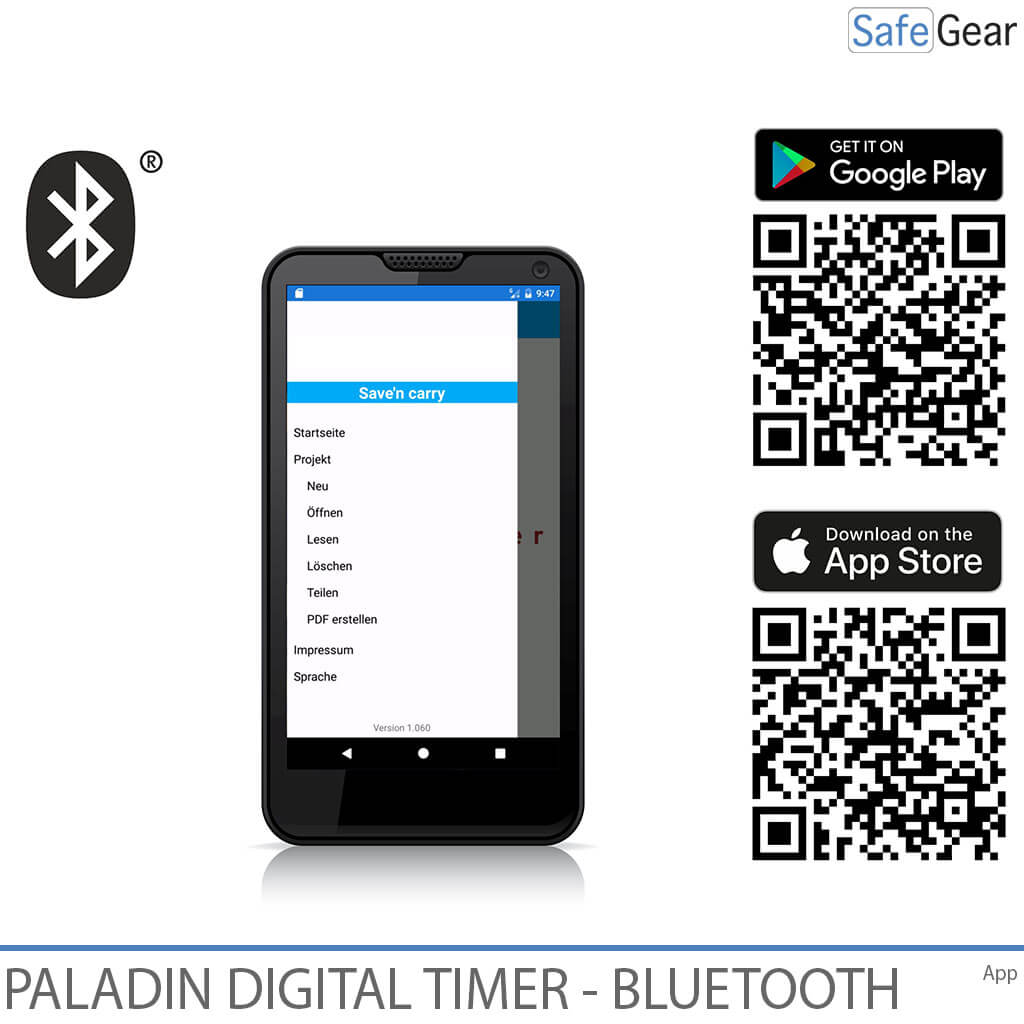 Digital Clock Timer for Doorbells Schools and Industry - Bluetooth - Yearly Clock - 4 Channel
