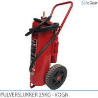 Powder extinguisher 25 kg - Trolley