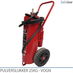 Powder extinguisher 25 kg - Trolley