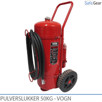 Powder extinguisher 50 kg - Trolley