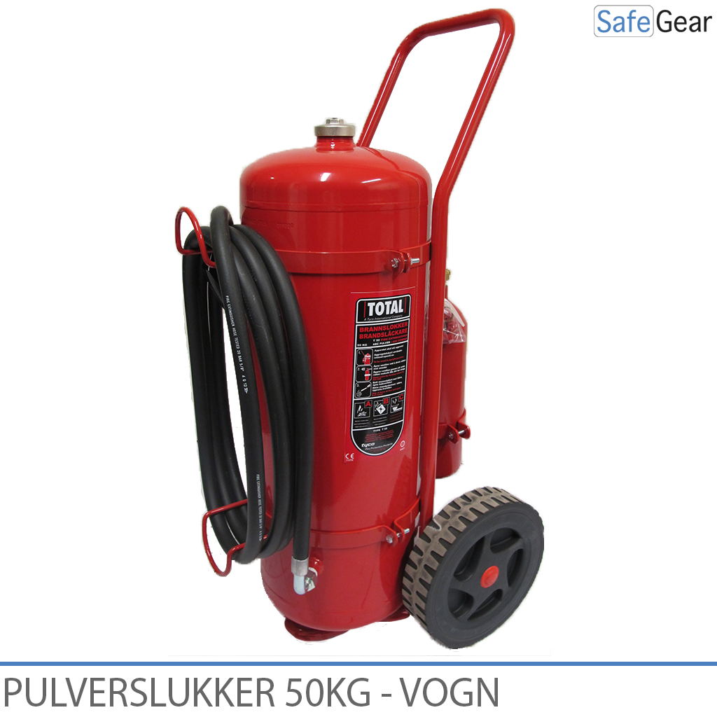 Powder extinguisher ABC 100 kg - Trolley