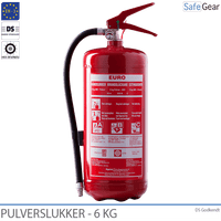 Powder extinguisher 6 kg - DS Approved