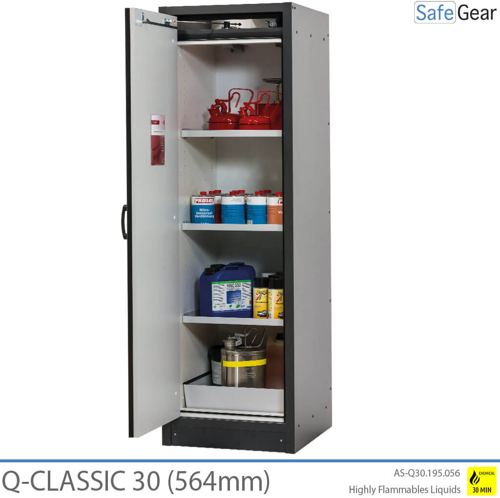 Q-CLASSIC 30 – 3 Regalböden (380 L) / Feuerfest für 30 Minuten