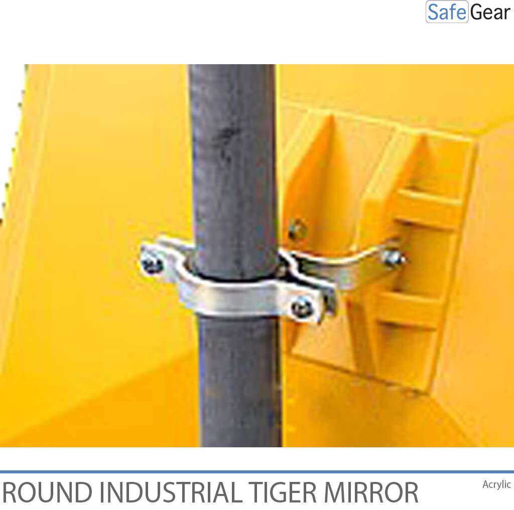 Industriespiegel - Acryl - Tiger - Rund - 60 cm
